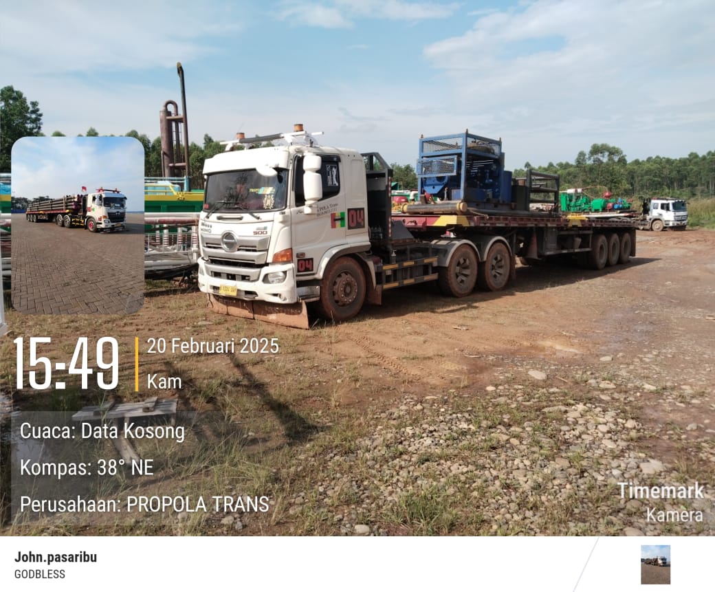 PT. HALIBER JAYA -Logistik | Pengiriman Equipment PT. Medco
